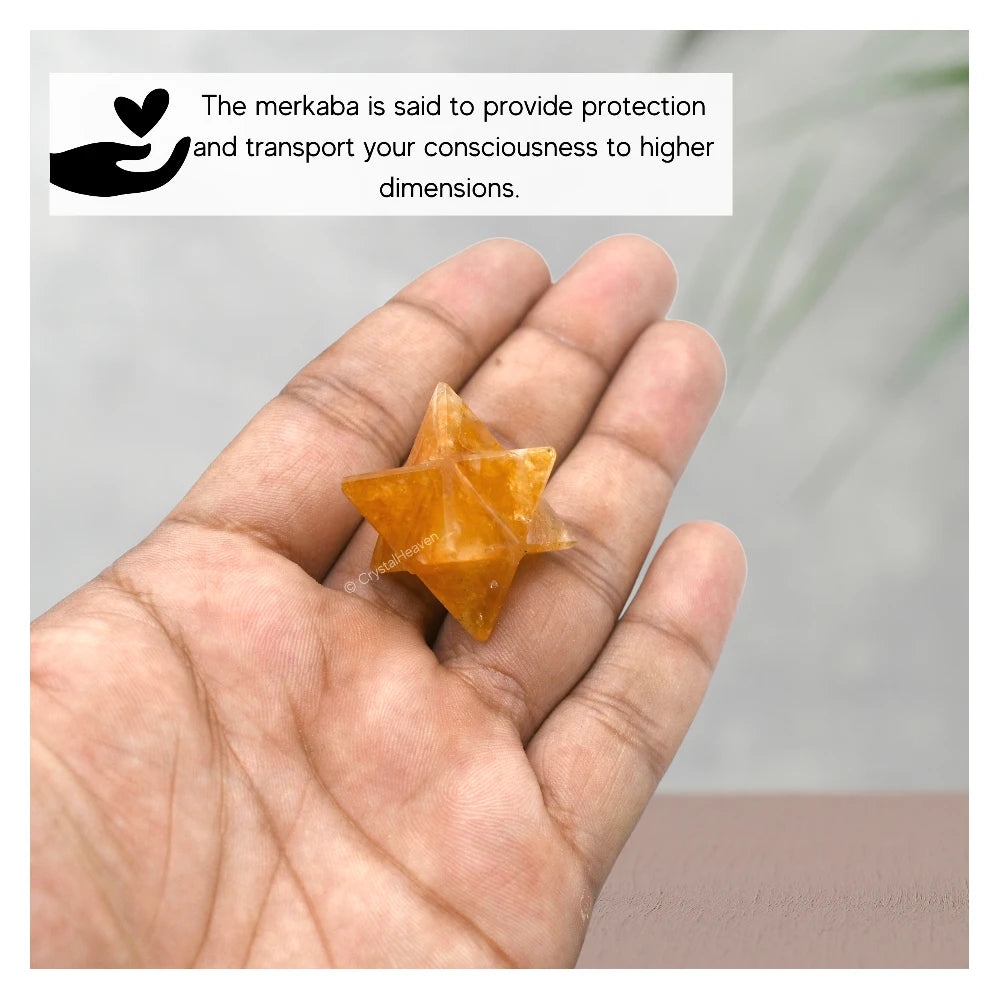 Red Aventurine Crystal Merkaba (15-20 mm)