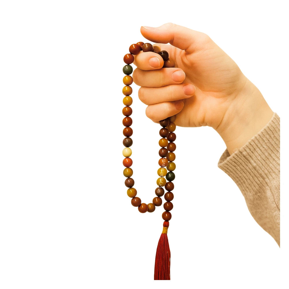 Mookaite Japa Mala (Without Knot) 