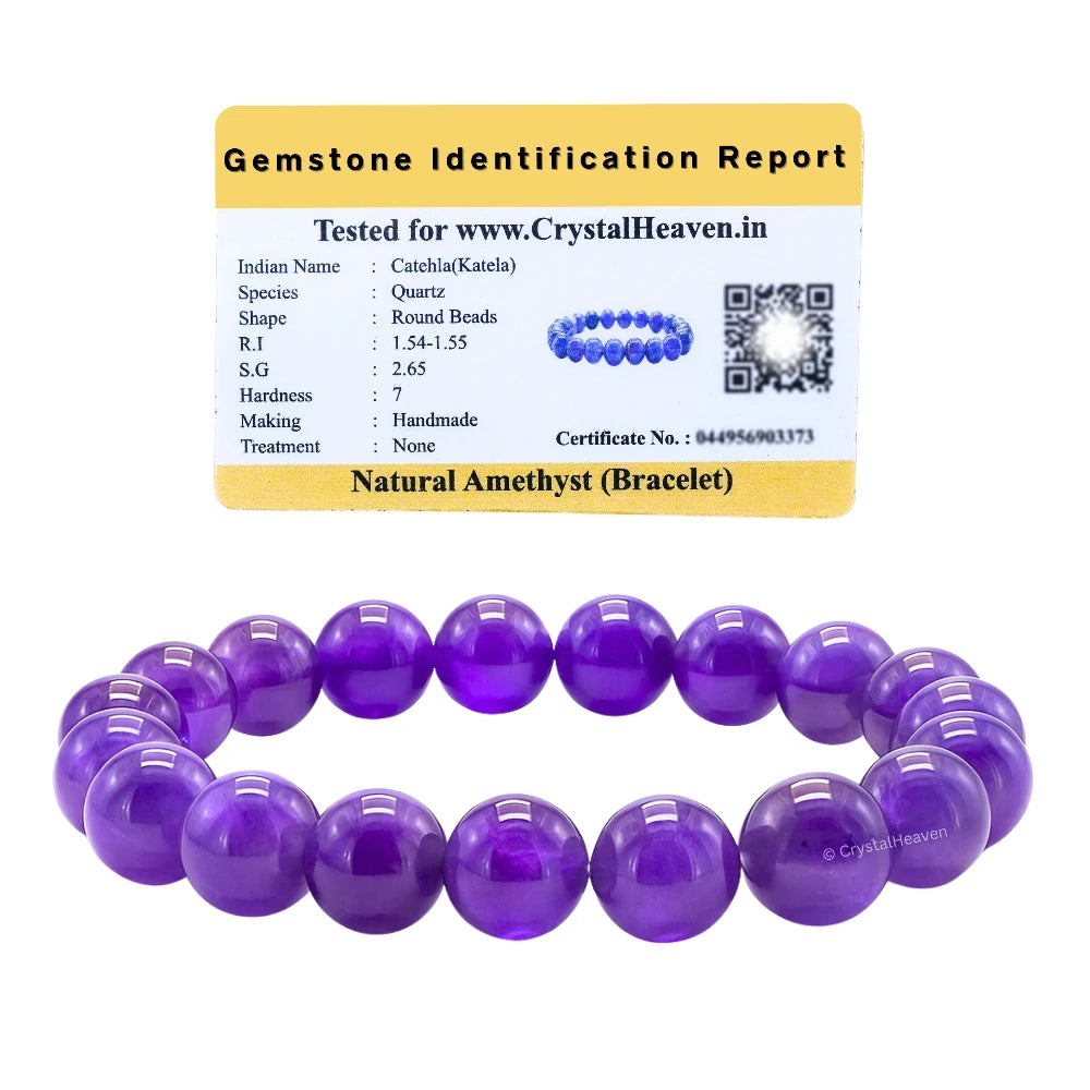 Amethyst Bracelet (Elastic)