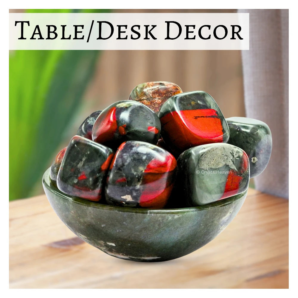 Tumbled African Bloodstone Stones (30 Gram)