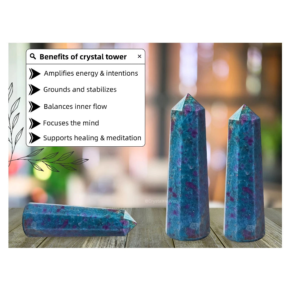 Ruby Kyanite Crystal Tower (2" to 3" inch)
