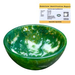 Moss Agate Crystal Bowl - 2 Inch
