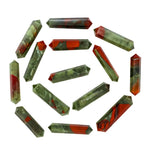 African Bloodstone Pencil Points (Double Terminated) (Set of 3)