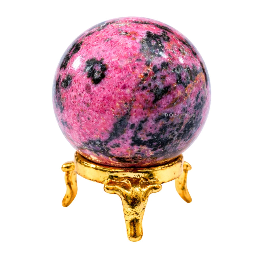Rhodonite Sphere (1.5 Inch)