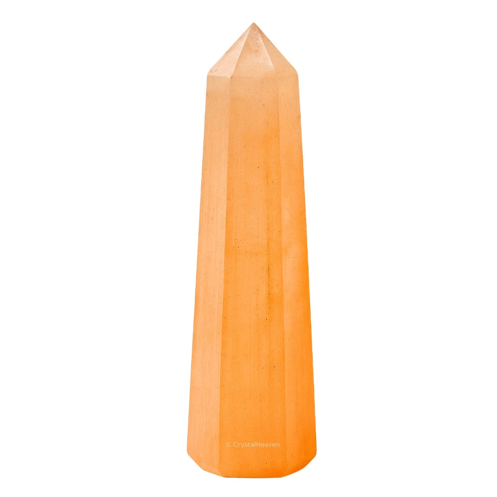 Orange Selenite Tower (3" to 4" inch)