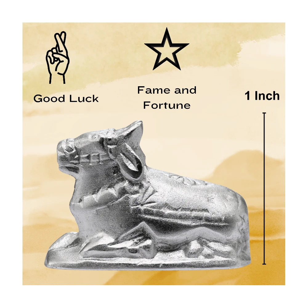 Nandi Parad Idol (102 Gram, 1 Inch-Large)