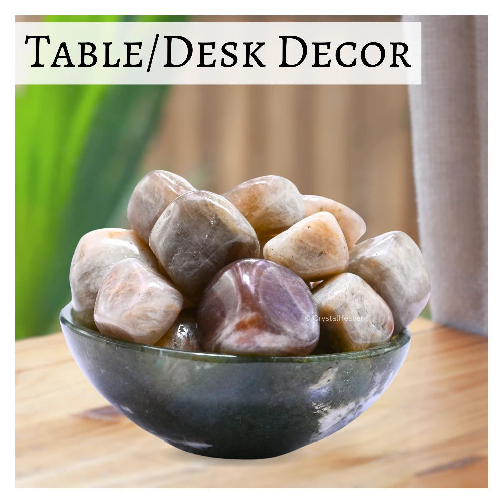 Tumbled Sun Moonstone Stones (30 Gram)