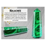 Malachite Crystal Tower (5.5" to 6" inch)