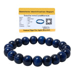 Blue Cat's Eye Bracelet (Elastic)