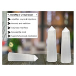 Selenite Tower (3" to 4" inch)
