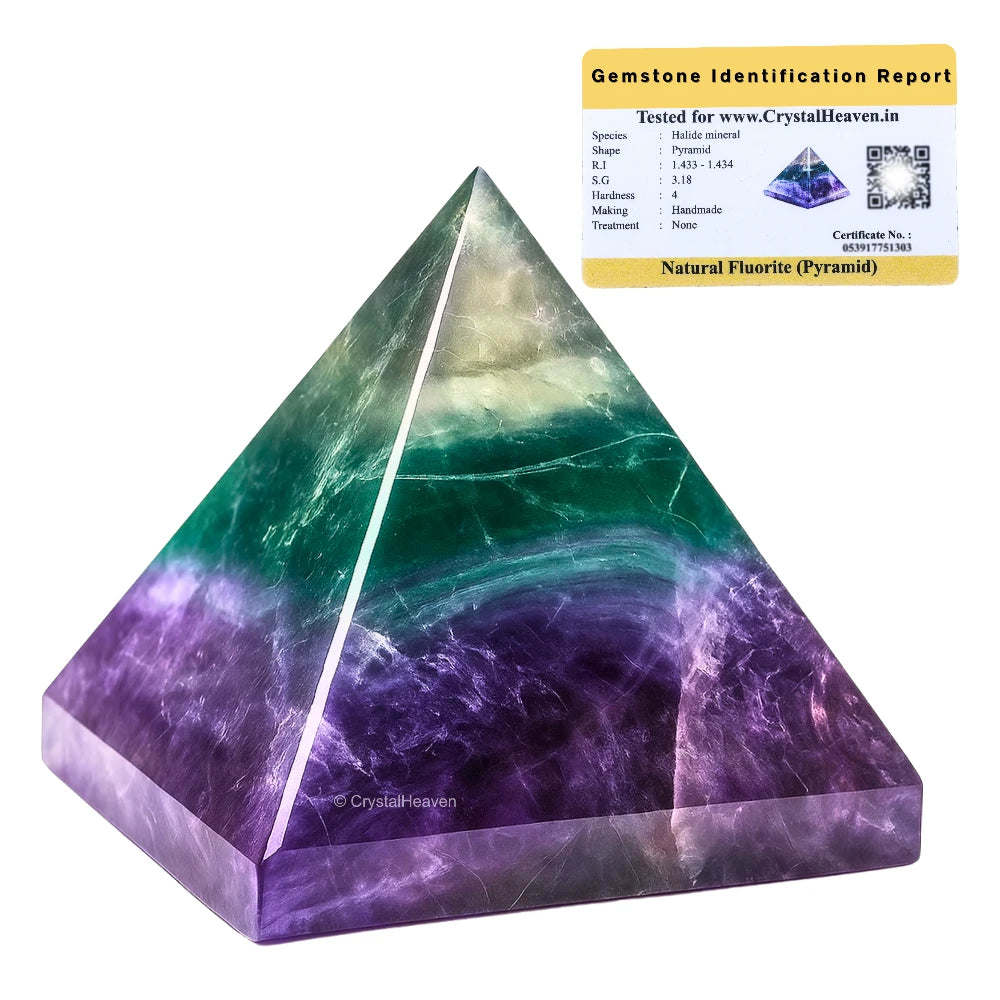 Fluorite Pyramid (1.5 Inch)