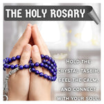 Purple Tiger Eye Crystal Tasbih (Silver)