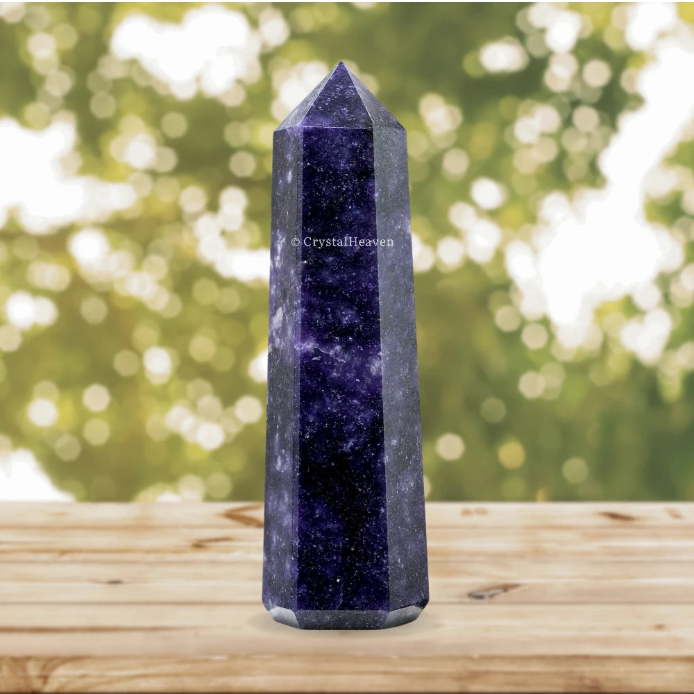 Large Lepidolite Tower