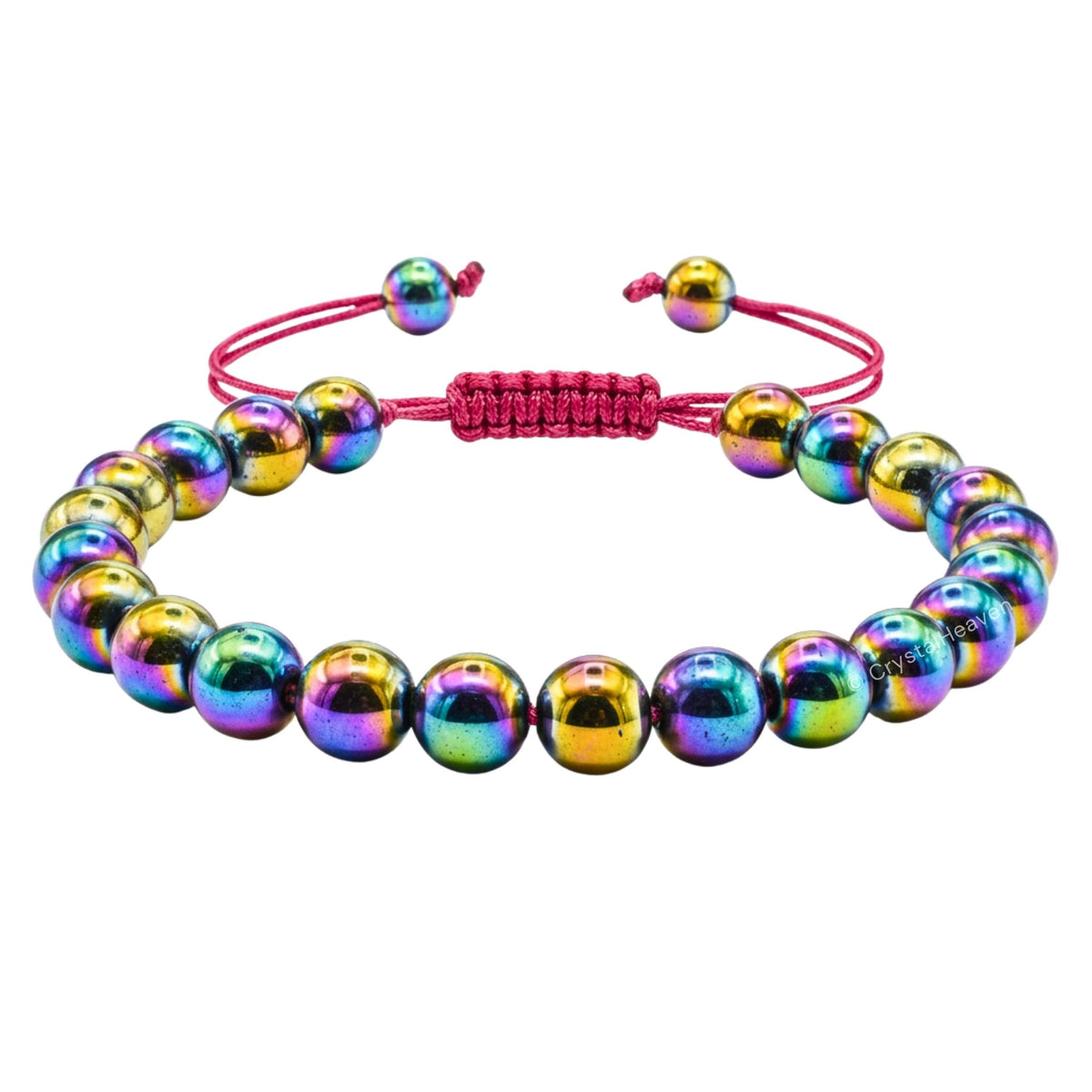 Rainbow Hematite Bracelet (Adjustable)