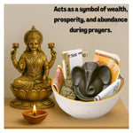 Money Bowl For Feng Shui Wealth Attraction (Bowl - Ganesha)