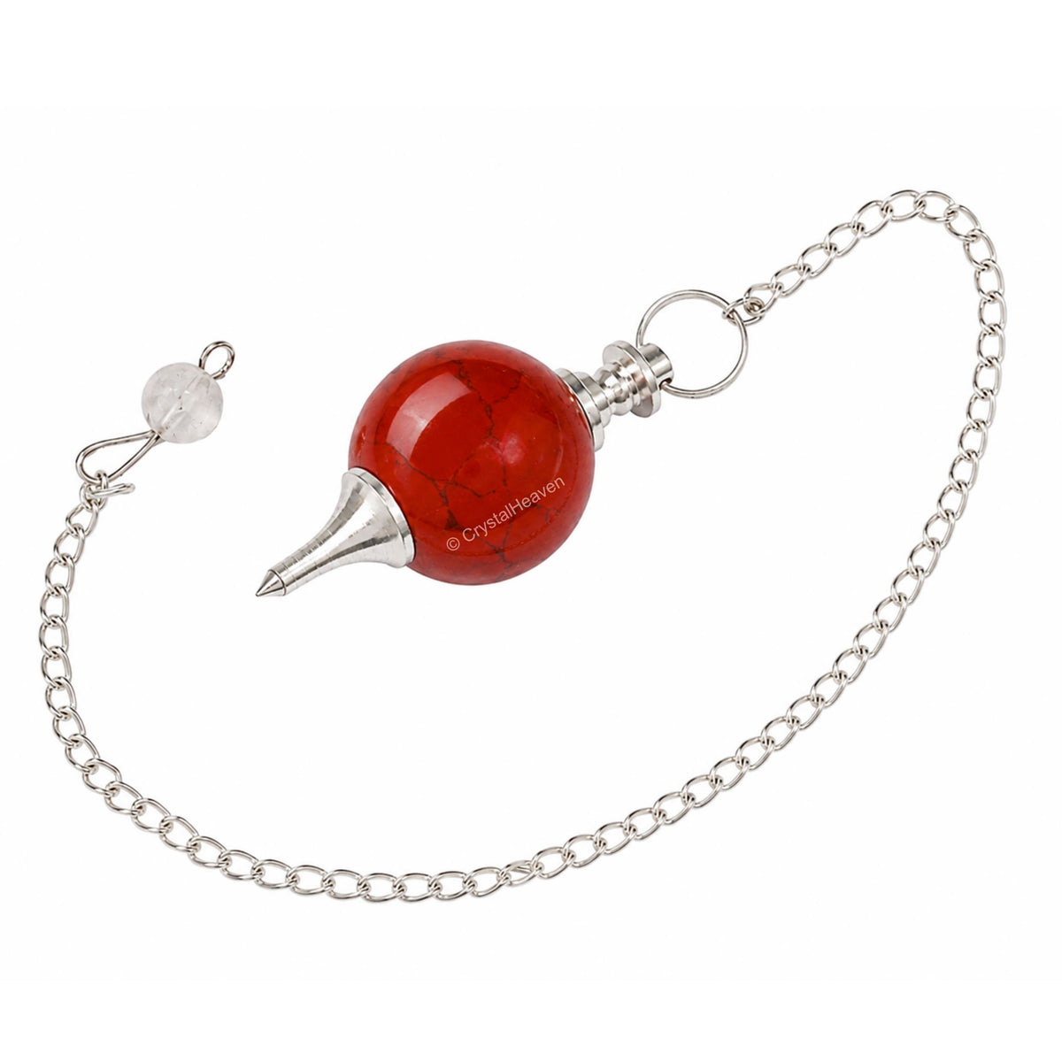 Red Jasper Ball Pendulum