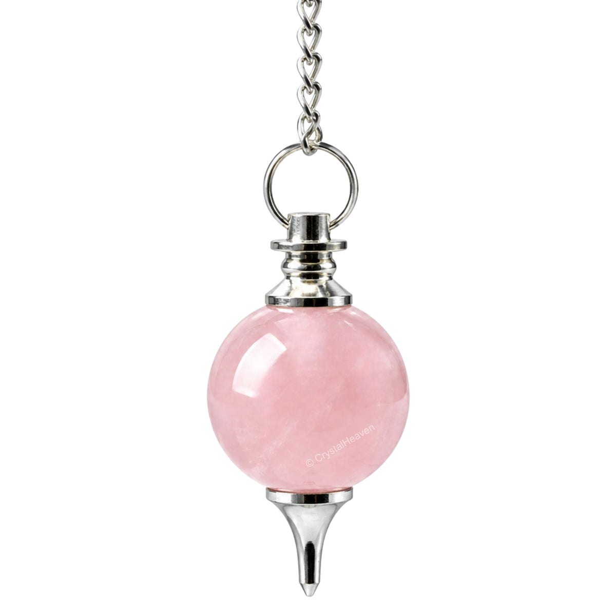 Rose Quartz Ball Pendulum