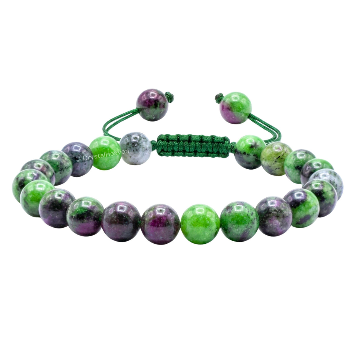 Ruby Zoisite Bracelet (Adjustable)