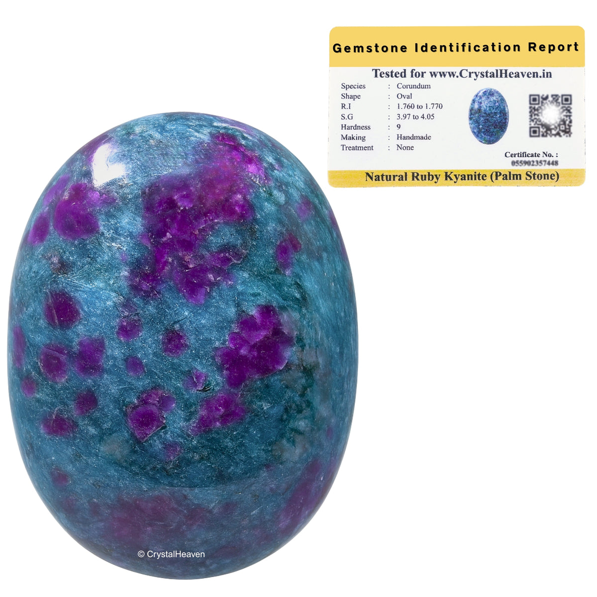 Ruby Kyanite Palm Stone (Regular)