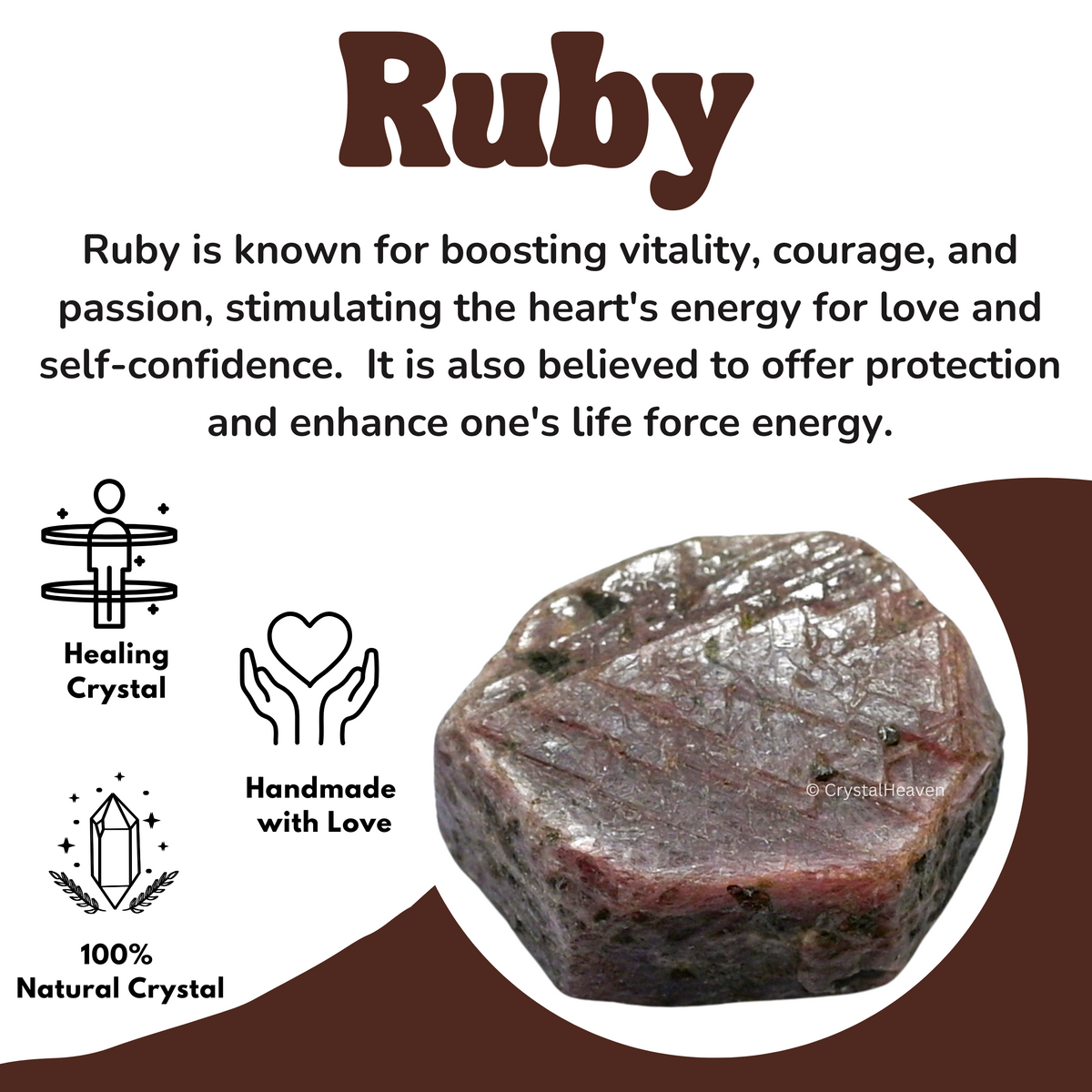 Raw Ruby Crystals (1 Piece)