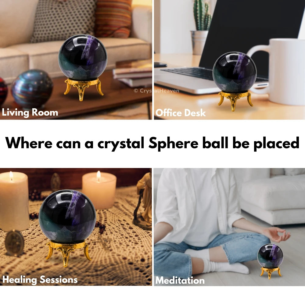 Fluorite Sphere (1.5 Inch)