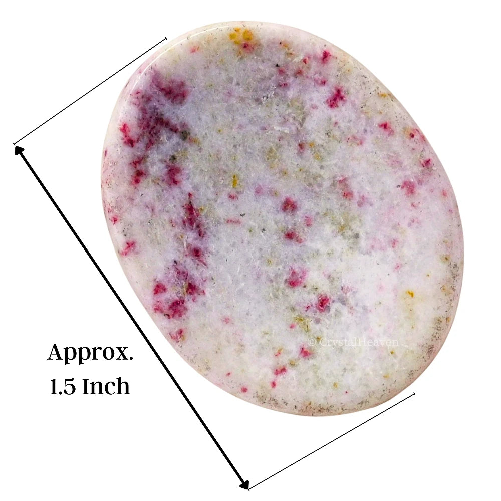 Cinnabarite Worry Stone