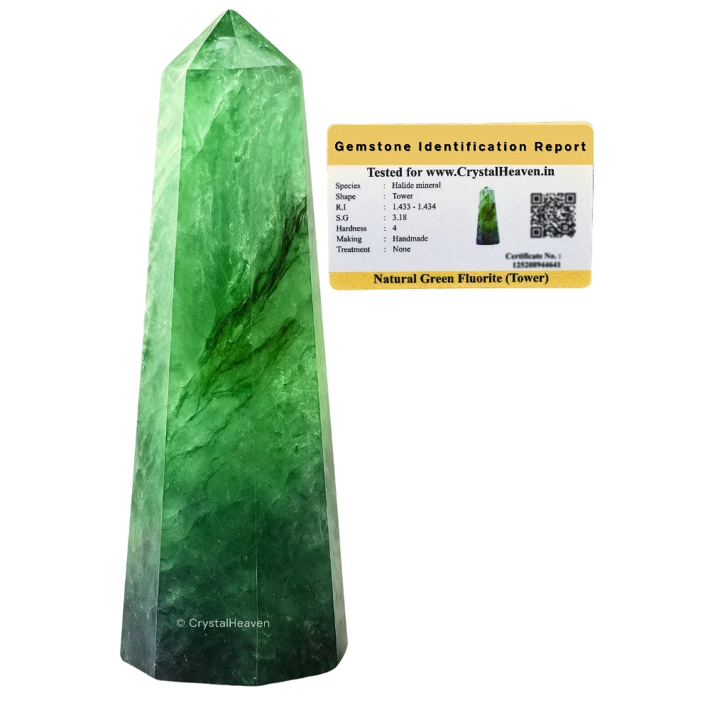 Green Fluorite Tower (3" to 4" inch)