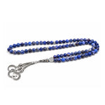 Sodalite Crystal Tasbih (Silver)