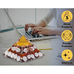 Laxmi Wealth Pyramid - Shree Yantra, Gomati Chakra, Rudraksha, Kodi (Large)