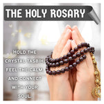 Garnet Crystal Tasbih (Gold)