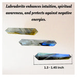 Labradorite Pencil Points (Double Terminated) (Set of 3)