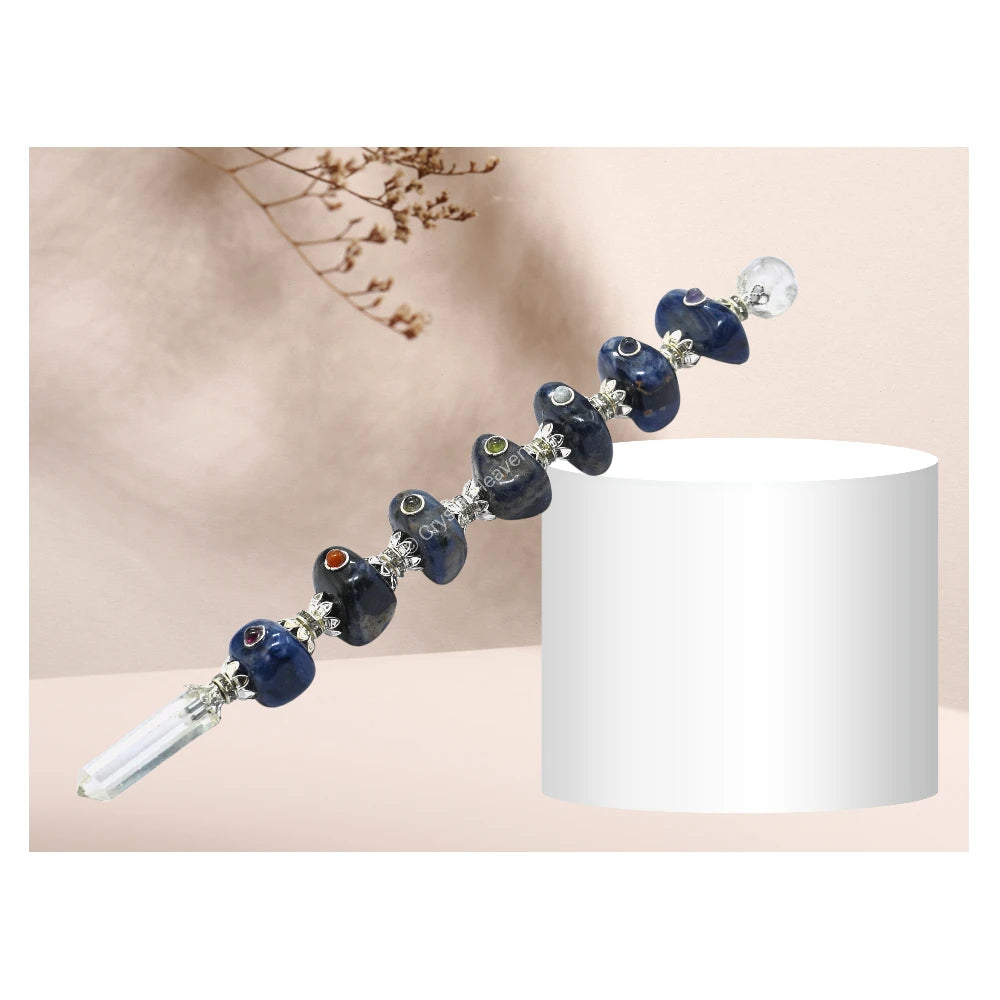 Sodalite Crystal Tumbled Healing Stick