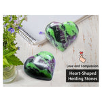 Ruby Zoisite Heart