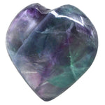 Purple Fluorite Heart