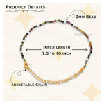 Mookaite Bracelets - 2mm Faceted Beads (Gold)