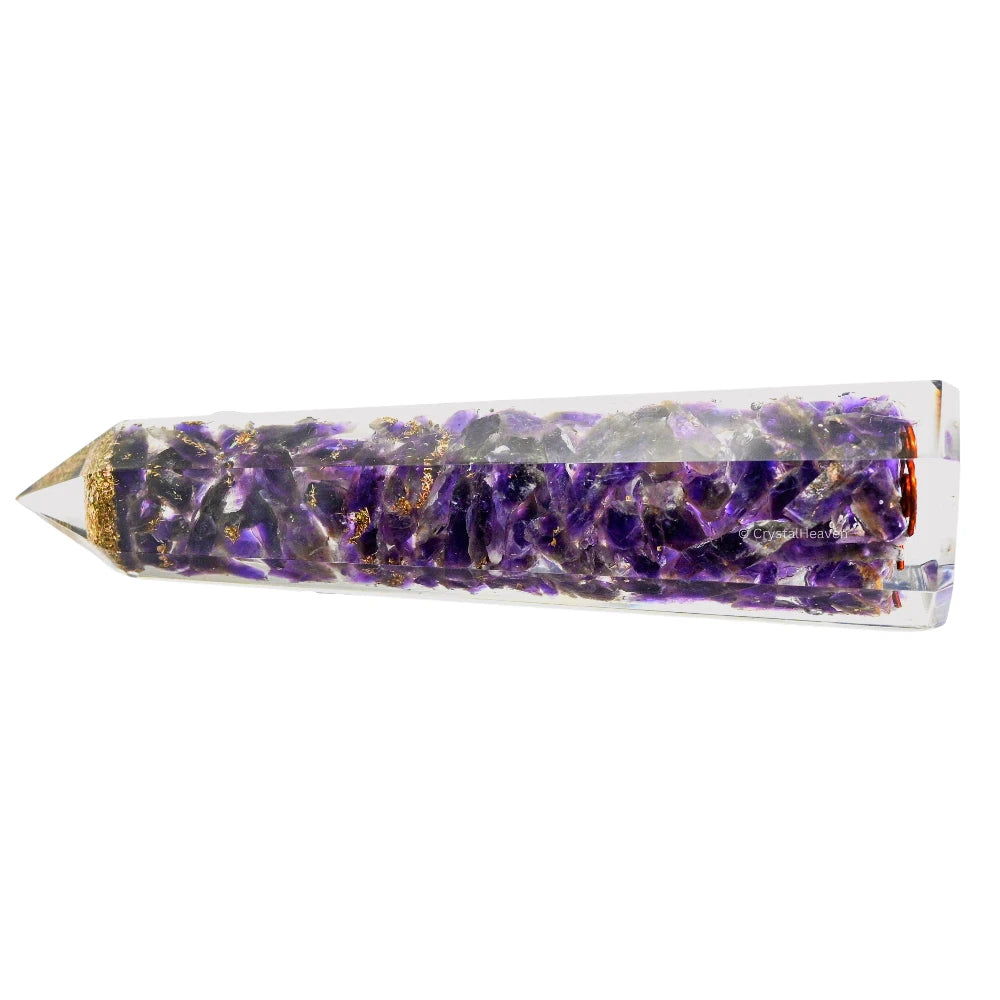 Amethyst Crystal Orgone Tower (4.5 Inch)