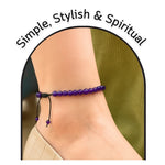 Amethyst Anklet (Without Knot)