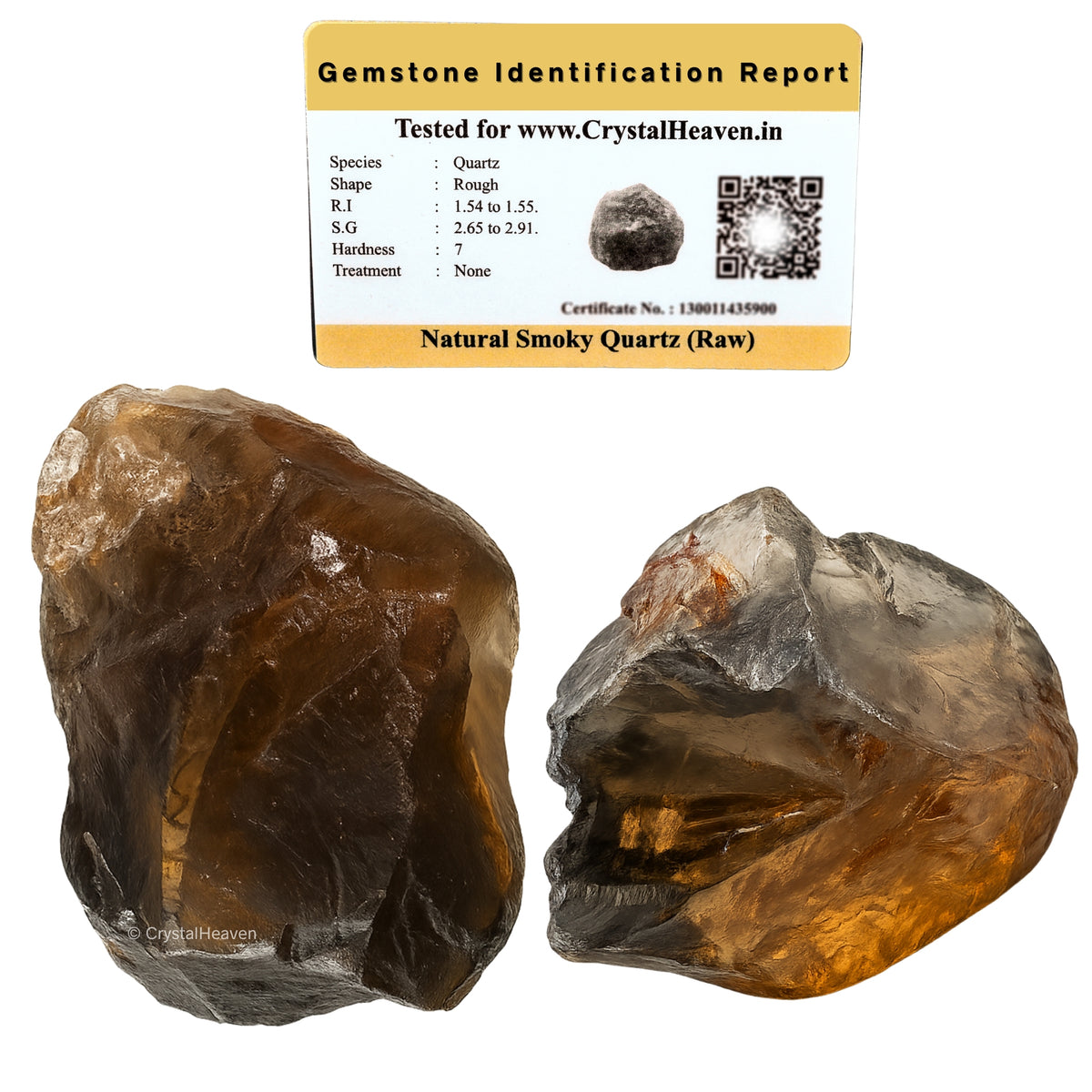 Raw Smoky Quartz Crystals (1 Piece)