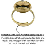 Turquoise Ring (Gold/Round)