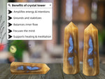 Sun Moonstone Crystal Tower (2" to 3" inch) 