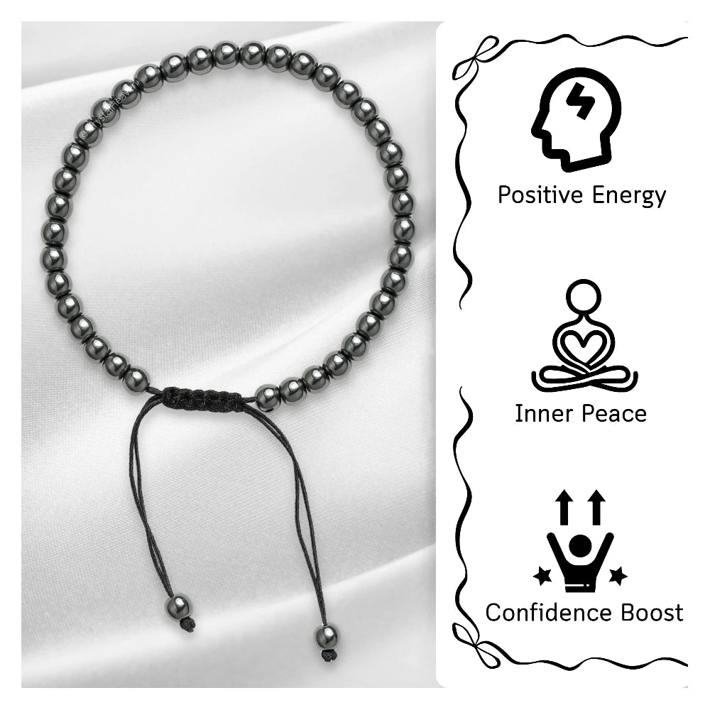 Hematite Anklet (Without Knot)