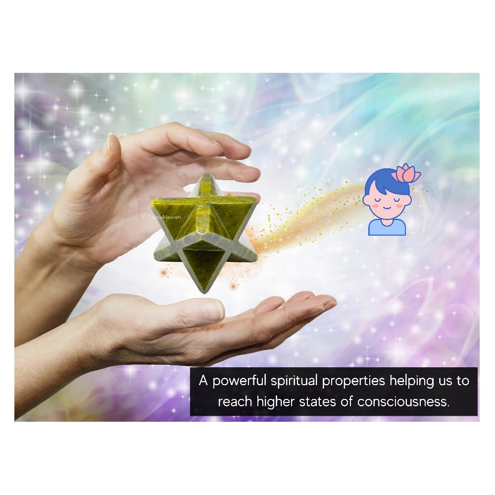 Vesuvianite Crystal Merkaba (35-45 mm)