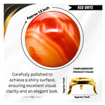 Red Onyx Sphere (1.5 Inch)