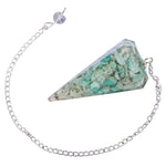 Amazonite Crystal Orgone Pendulum