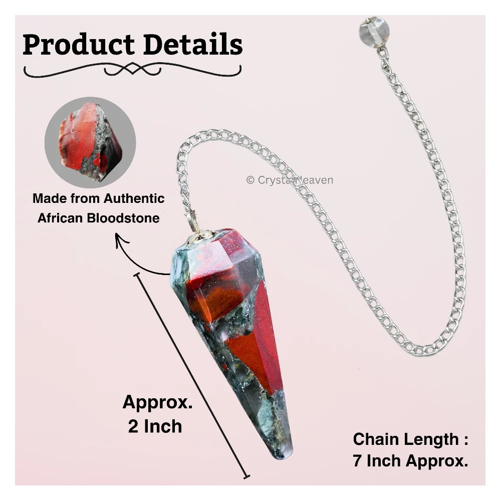 African Bloodstone Pendulum