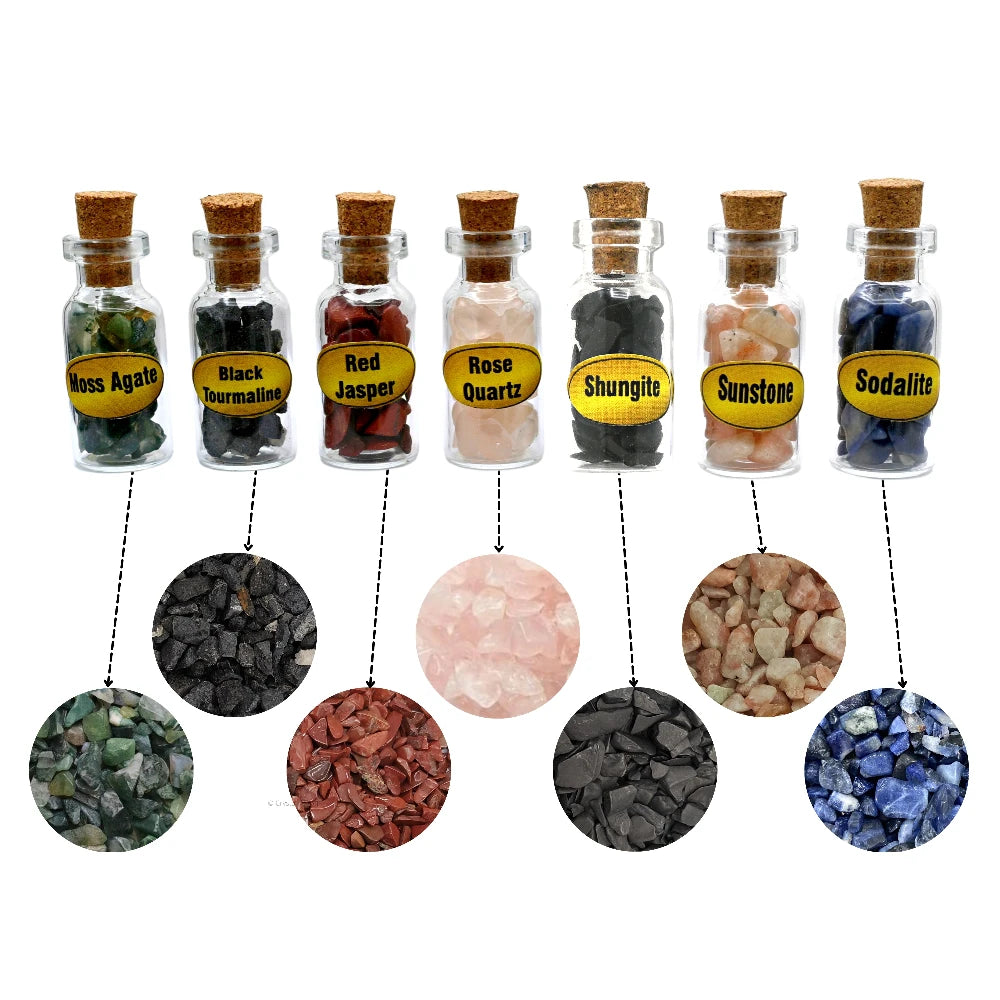 Spell Jars Kit for Witchcraft Supplies - Set of 14 (Starter)