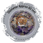Amethyst Crystal Orgonite Ball (2.5 Inch)
