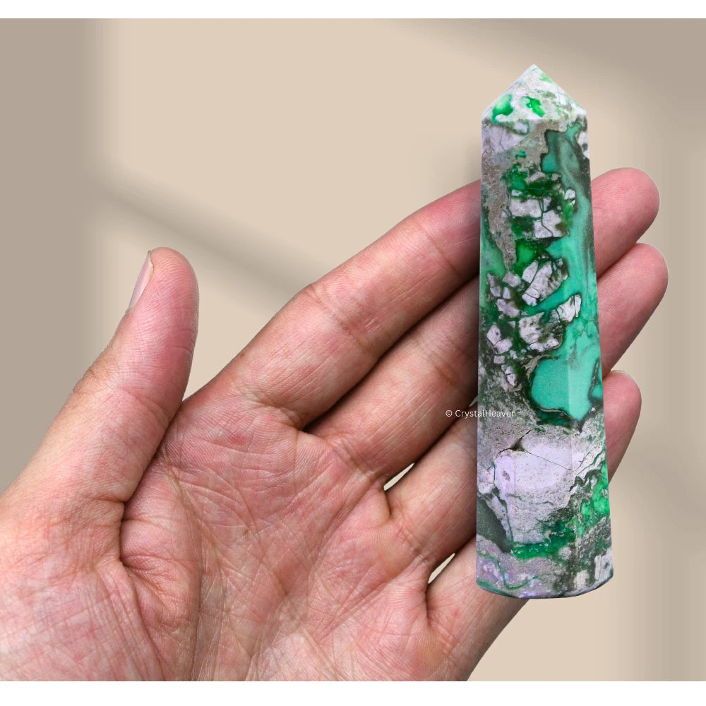 Variscite Crystal Tower (3" to 4" inch)