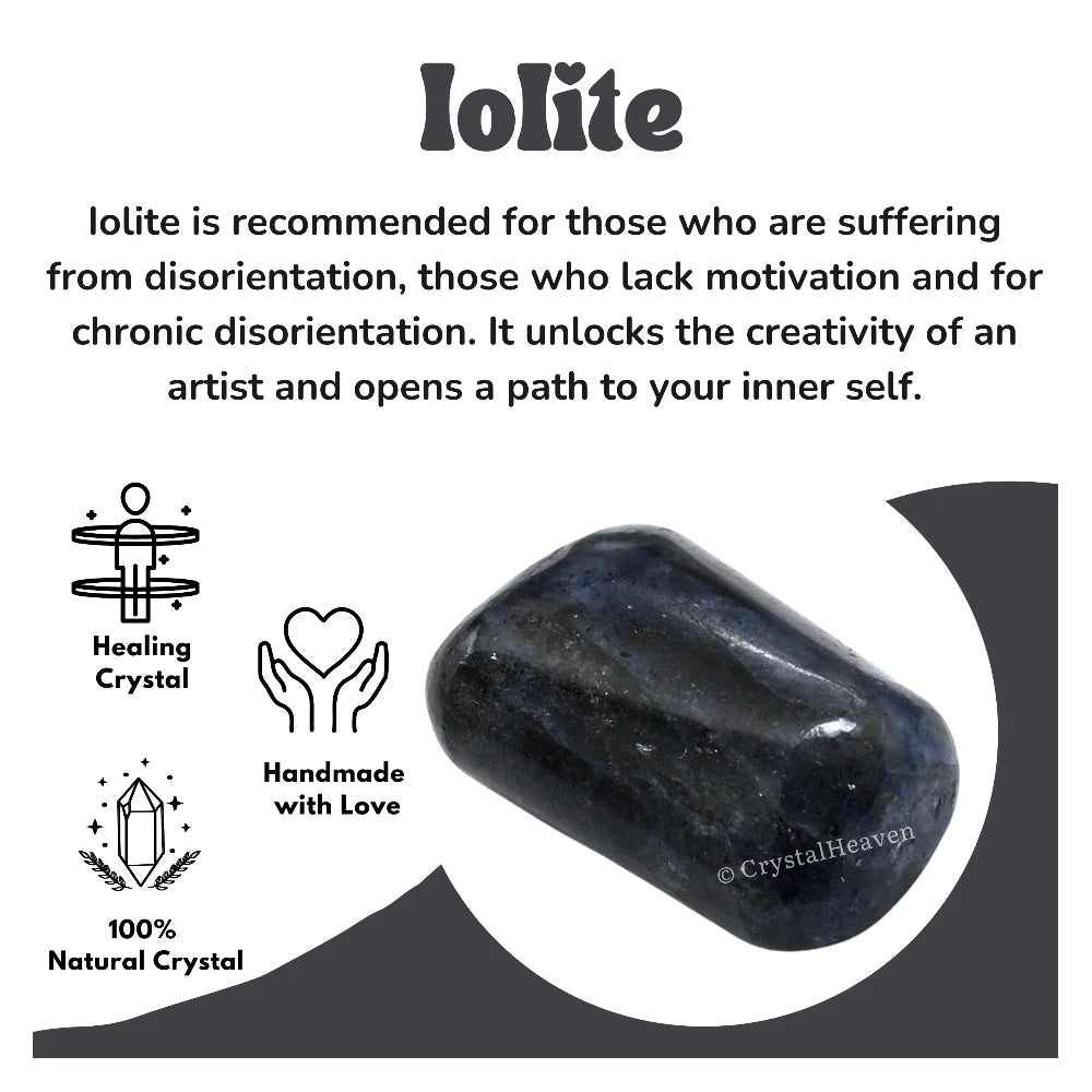 Tumbled Iolite Stones (30 Gram)