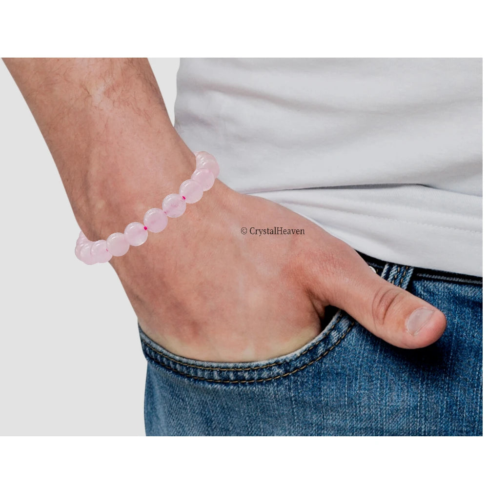 Rose Quartz Bracelet (Elastic)